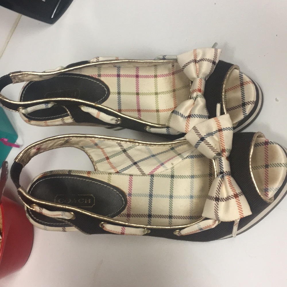 Coach Wedge Shoes 7 1/2